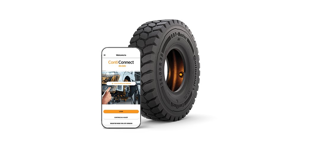 ContiConnect App with Sensor in Tire