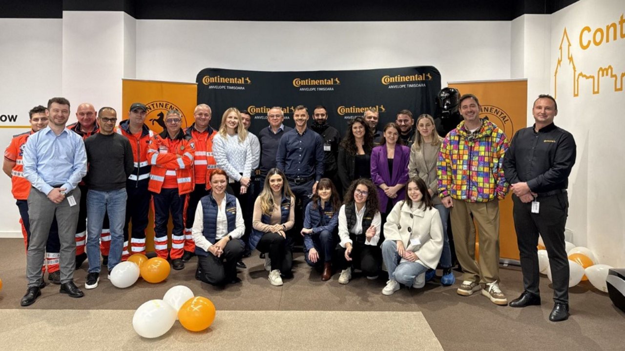 Continental sprijină Serviciul de Ambulanță Județean Timișoara 