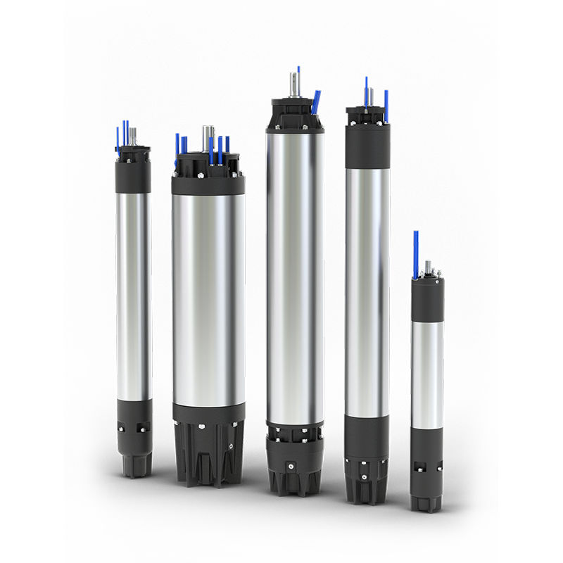 Rewindable borehole motor