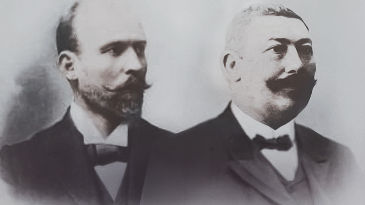 Professor Alexander Backhaus and Dr. Johannes van der Hagen