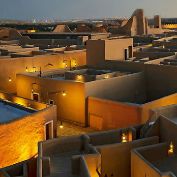 At-turaif Diriyah Heritage District at Dusk