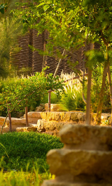 Diriyah at Night with people enjoying their time