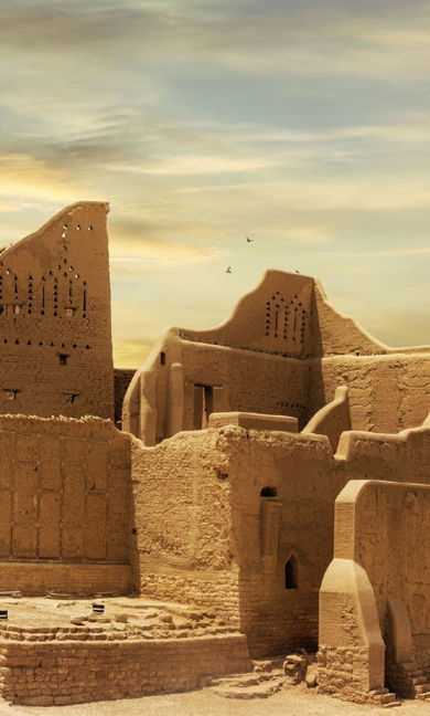 Salwa Palace at sunset