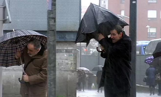 Vuelven las lluvias para el fin de semana. Foto: EITB.