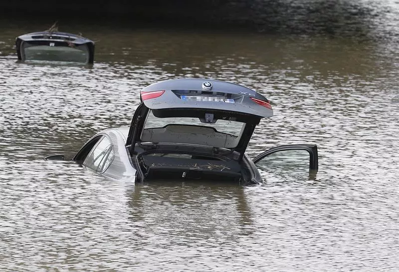 Inundaciones en Francia. Foto: EFE.