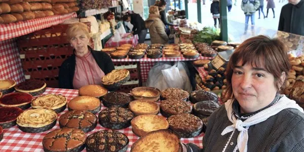 Feria de Santo Tomas en Bilbao. Foto: EFE.