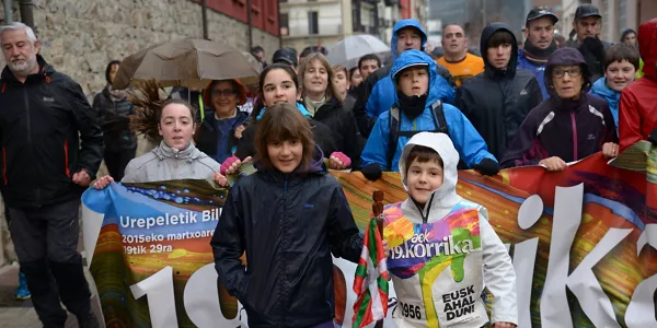 Korrika. Foto: EFE