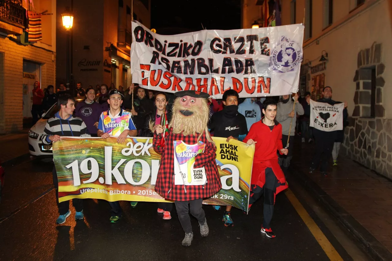 Korrika. Foto: EFE