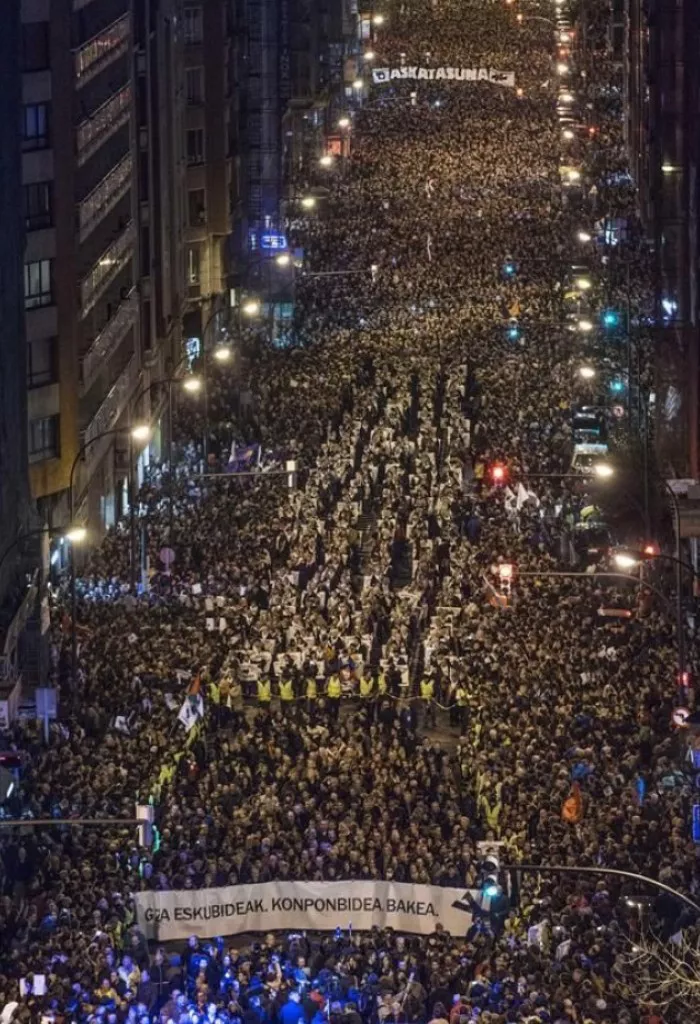 Imagen de la manifestación del pasado 11 de enero.
