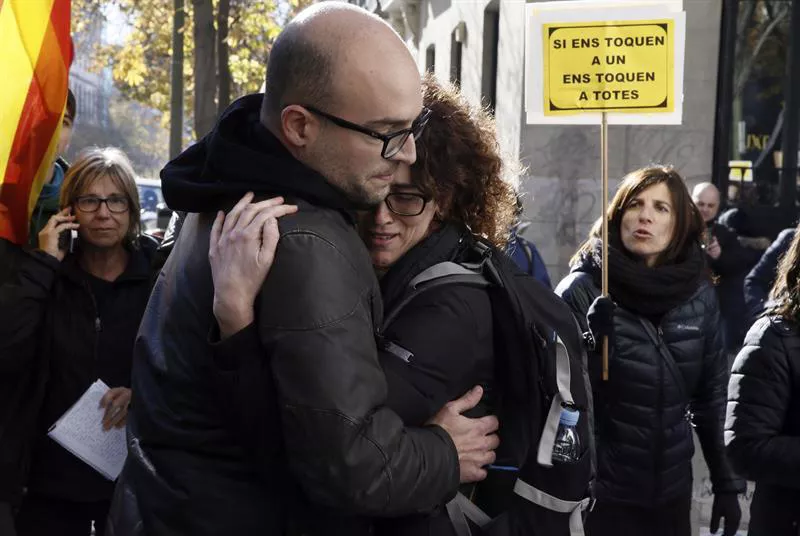 Coma, a su salida de la Audiencia Nacional. Foto: Efe.
