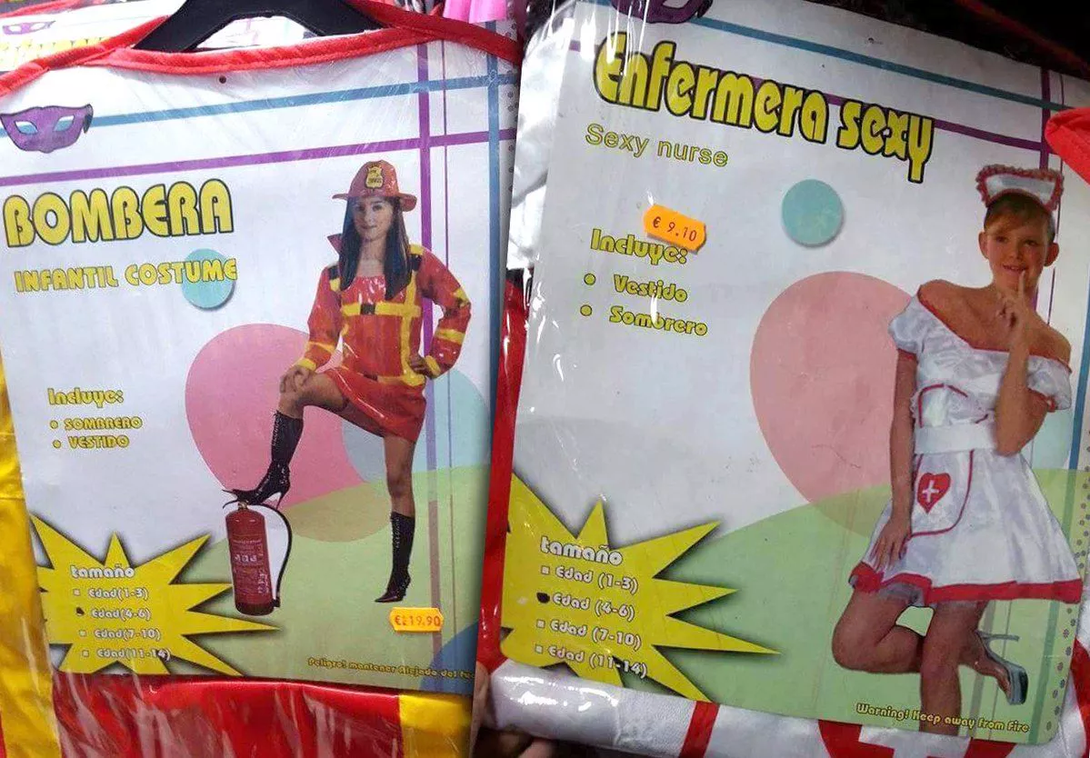 'Erizain sexy'aren mozorroa. Argazkia: FACUA