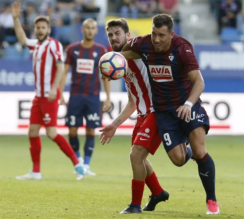 Eibar-Sporting. Argazkia: EFE