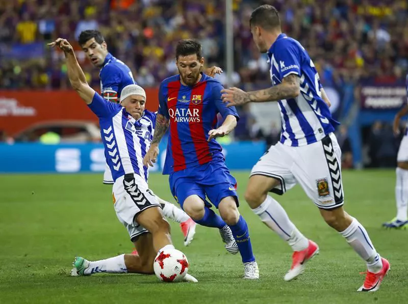 LLORENTE MESSI BARCELONA ALAVES COPA EFE