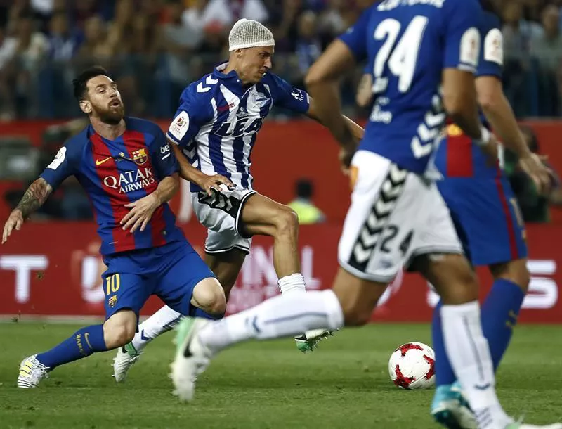 MESSI LLORENTE BARCELONA ALAVES COPA EFE
