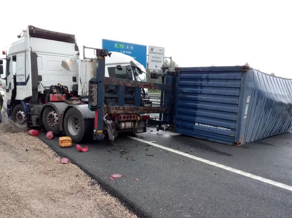 Accidente en Liendo (Cantabria). Foto: Emergencias Castro