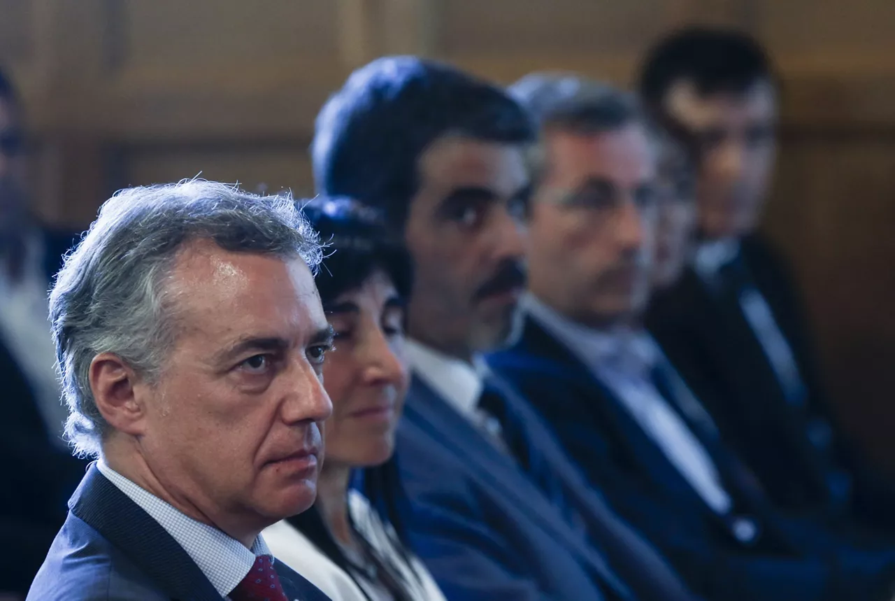 Iñigo Urkullu, atzo, EHUko Udako Ikastaroen irekiera ekitaldian. EFE.