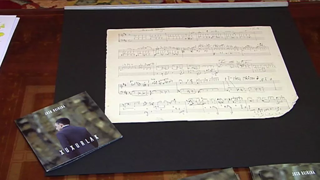 La pieza forma parte del nuevo disco de Josu Okiñena