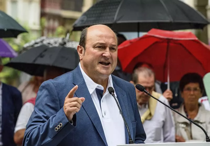 Imagen de archivo de Andoni Ortuzar, presidente del PNV. Foto: EFE.