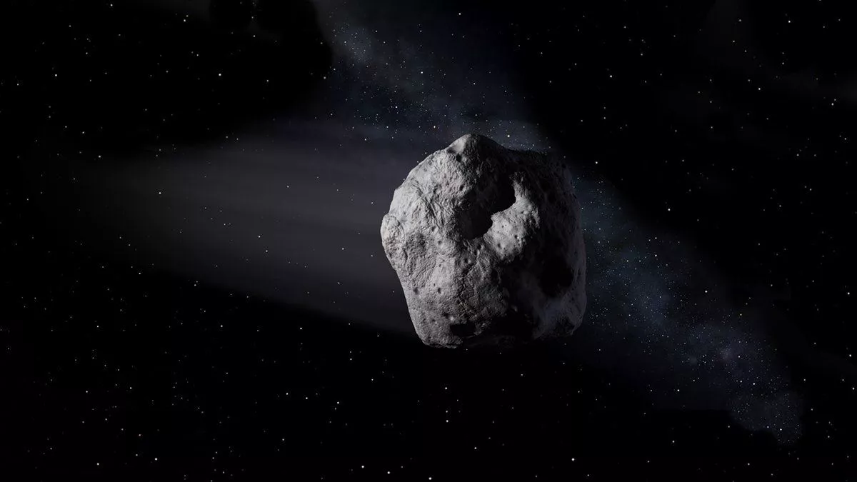 Imagen de un asteroide. Foto: NASA