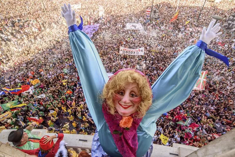 BILBOKO ASTE NAGUSIA 2017 TXUPINAZOA MARIJAIA EFE