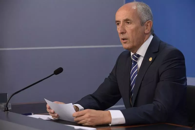 Imagen de archivo del portavoz del Gobierno Vasco, Josu Erkoreka. Foto: EFE