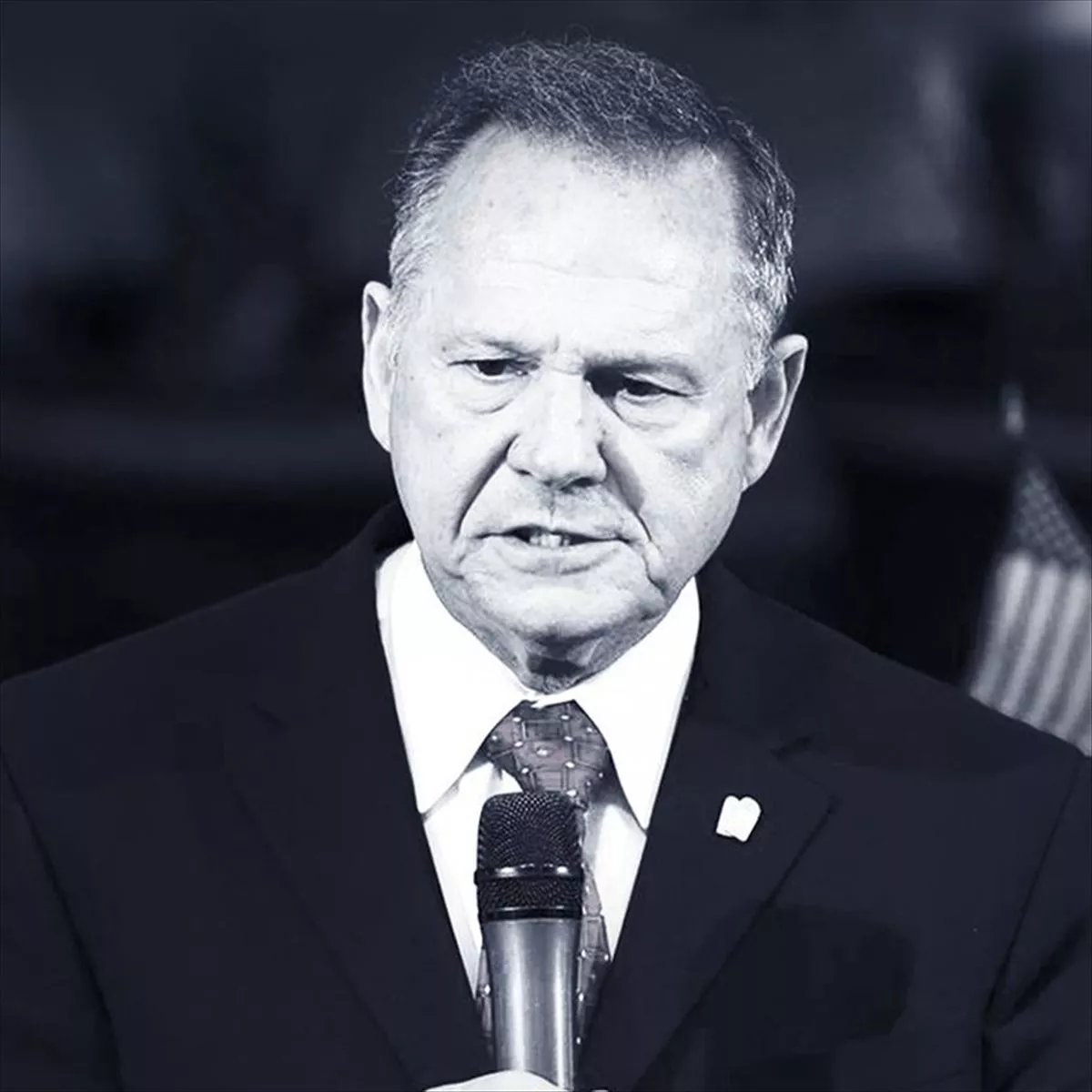Roy Moore en una imagen promocional de campaña