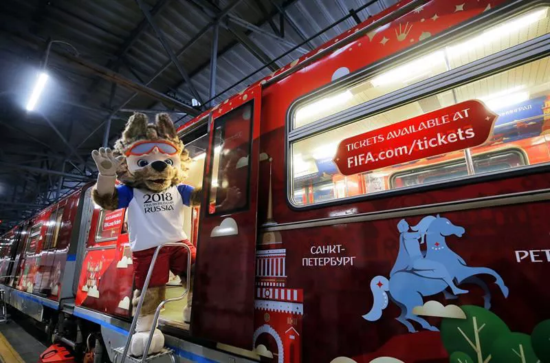 El lobo Zabivaka, la mascota
