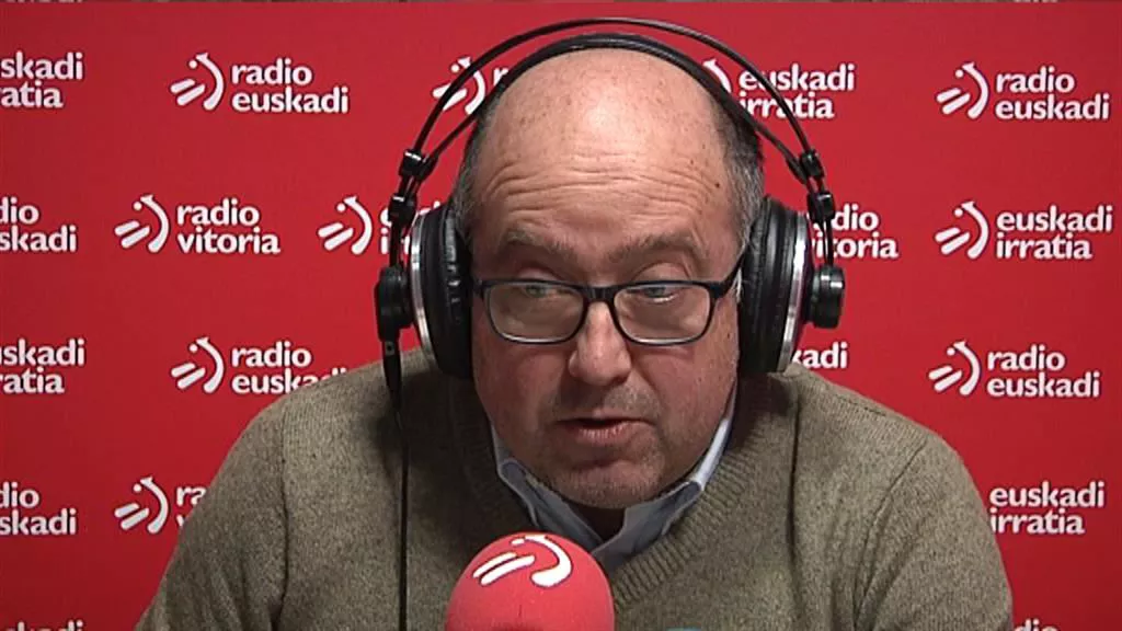 Carmelo Barrio, artxiboko irudi batean.