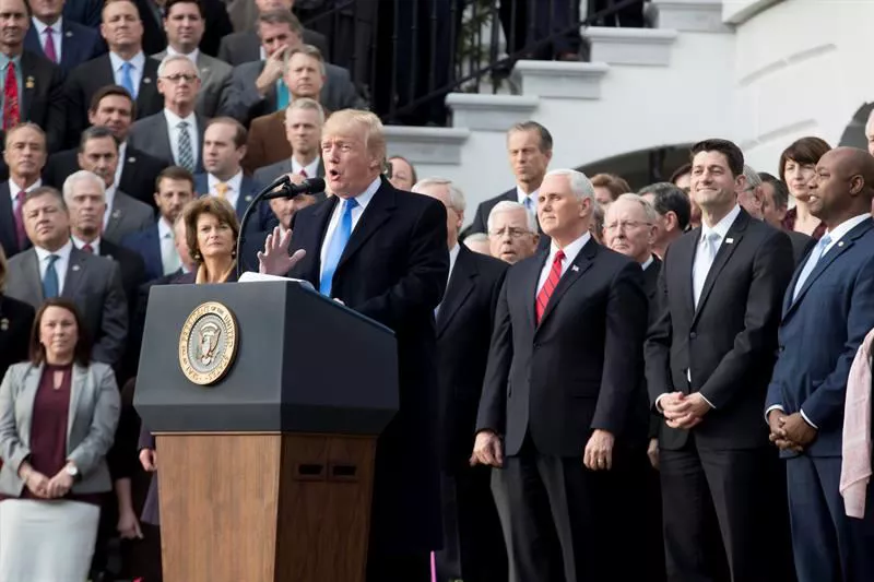 Donald Trump AEBko presidentea. Artxiboko argazkia: EFE