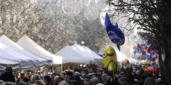Feria de Santo Tomás en Donostia. Foto: EFE