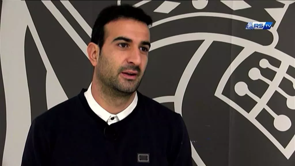 Ramirez 'pozik' azaldu da klubaren webguneari egindako adierazpenetan. Argazkia: Real Sociedad TV