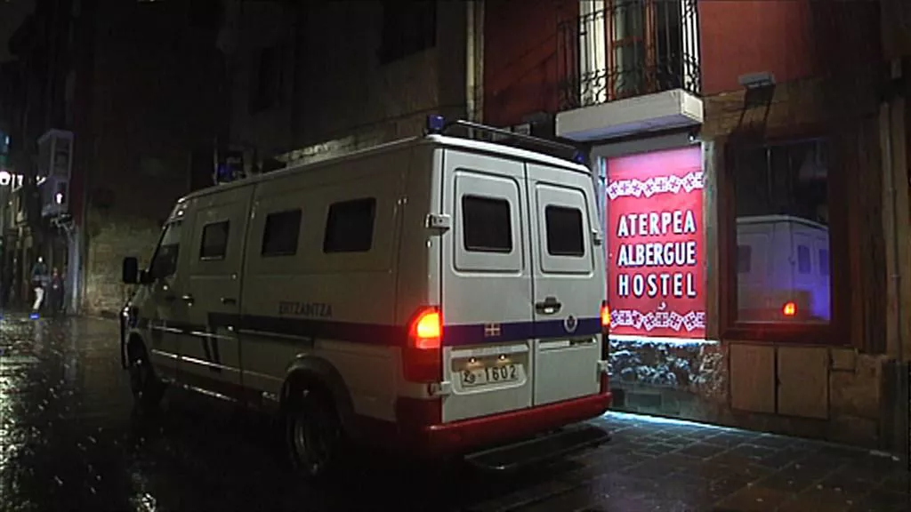 Ertzaintzak Gasteizen egindako operatiboa (bideo batetik lortutako irudia).