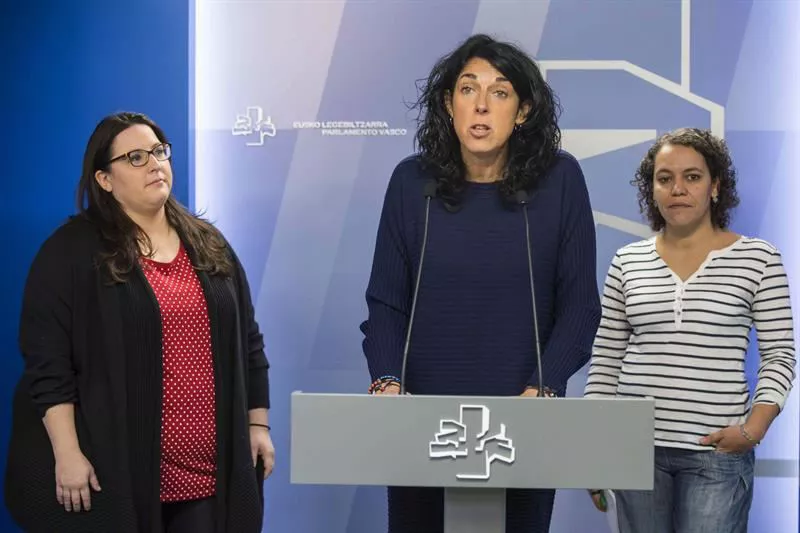 Parlamentarias de Elkarrekin Podemos. Foto: EFE