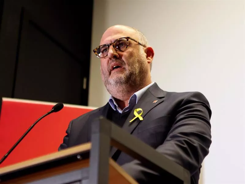 El portavoz de JxCAT, Eduard Pujol. Foto: EFE