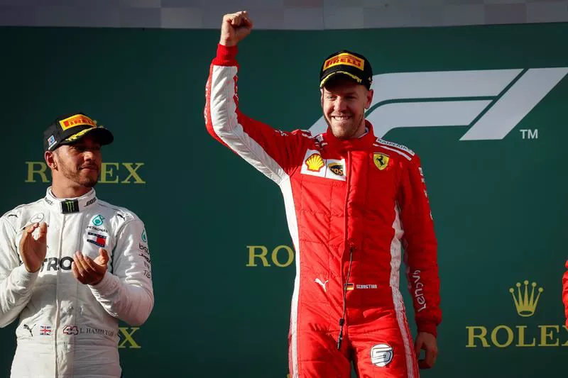 VETTEL HAMILTON AUSTRALIA EFE