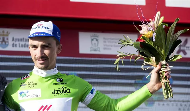 Julian Alaphilippe, primero también en la clasificación por puntos / EFE.