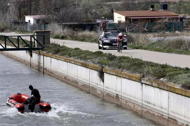 Contrarreloj en Lodosa / EFE.