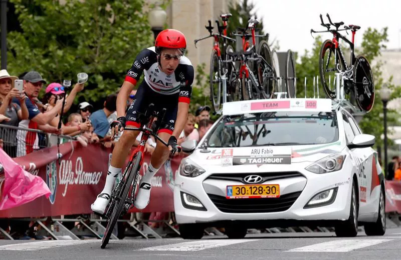 1ª etapa. Fabio Aru. Foto: Efe