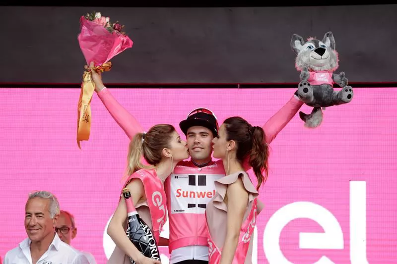 1ª etapa. Tom Dumoulin. Foto: Efe