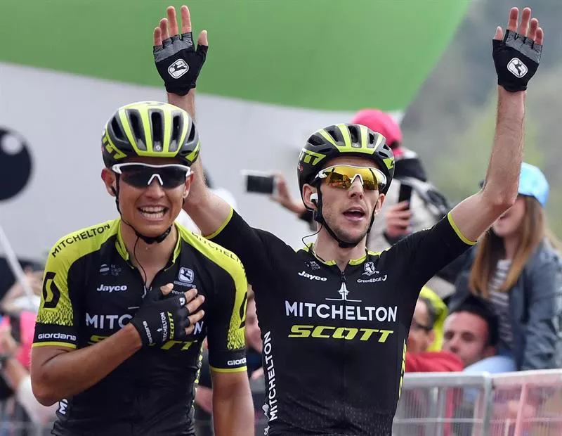 6ª etapa. Esteban Chaves y Simon Yates. Foto: Efe