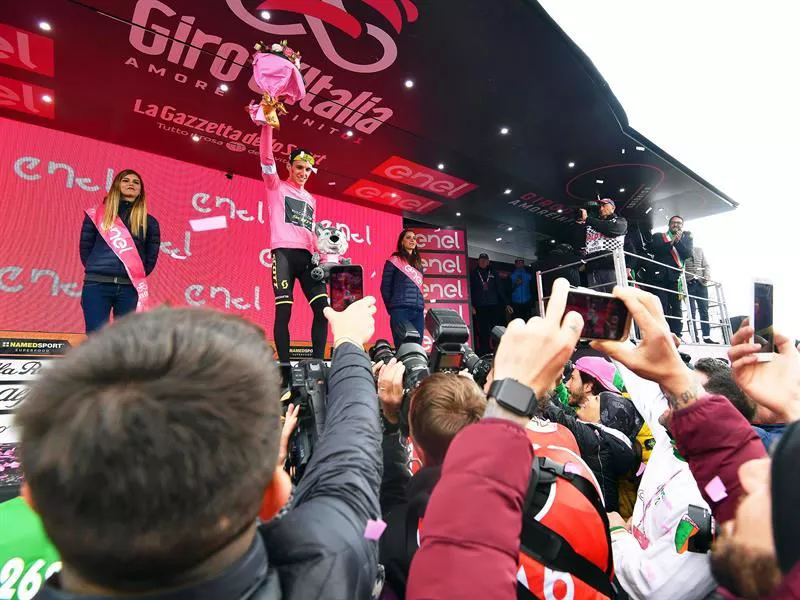 9ª etapa.  Simon Yates. Foto: Efe.
