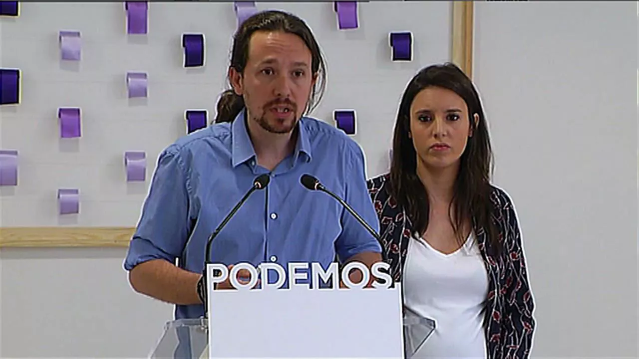 Pablo Iglesias eta Irene Montero, Podemos. EiTB