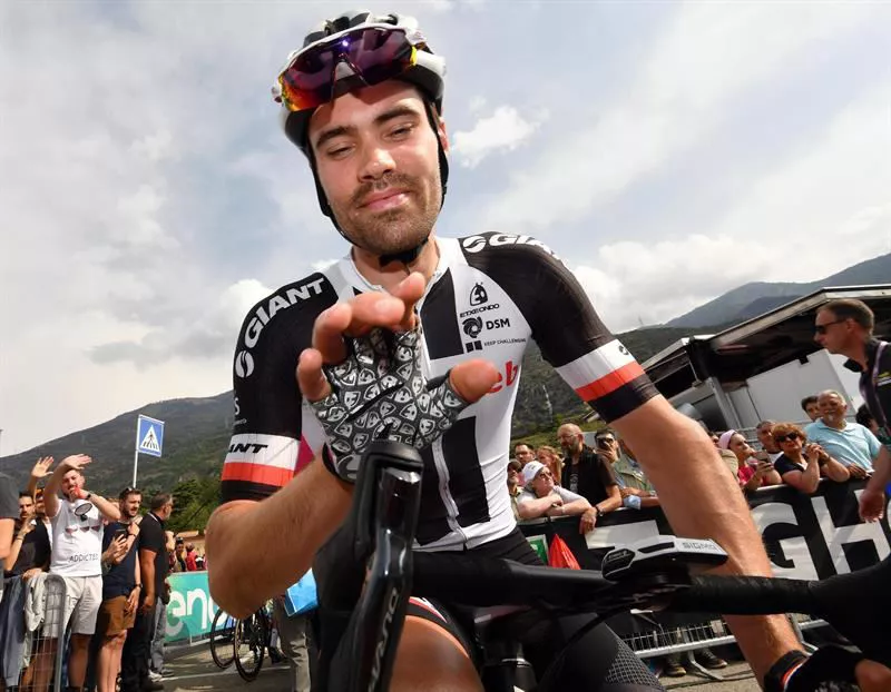 20ª etapa. Tom Dumoulin. Foto: Efe
