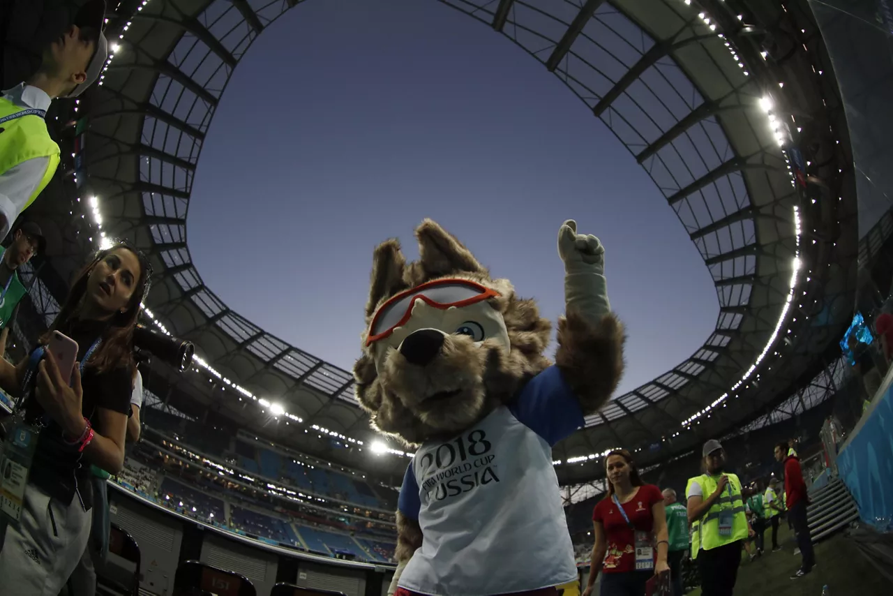 Zabikava, la mascota del mundial. Foto: EFE