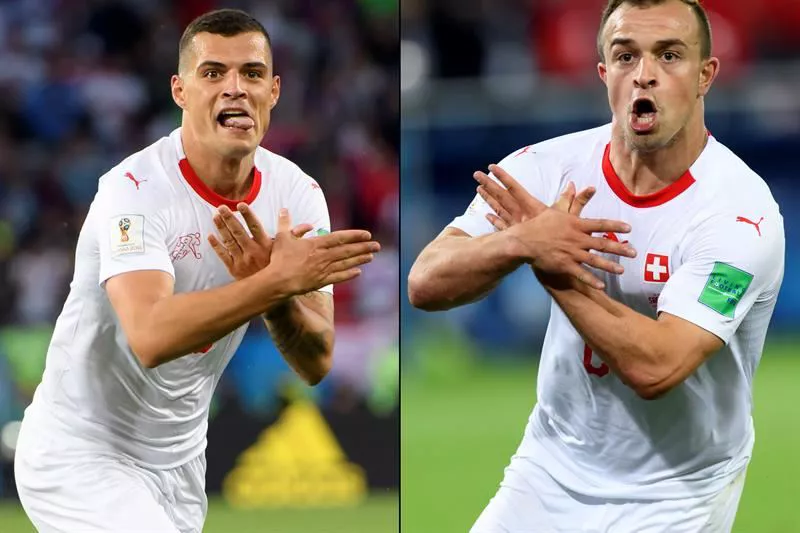Goles de Suiza ante Serbia