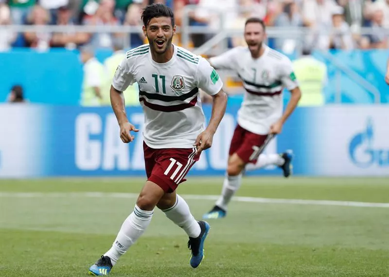 MUNDIAL 2018 RUSIA CARLOS VELA MEXIKO GOLA EFE
