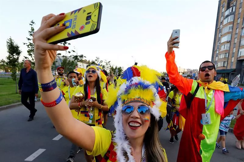 La afición de Colombia