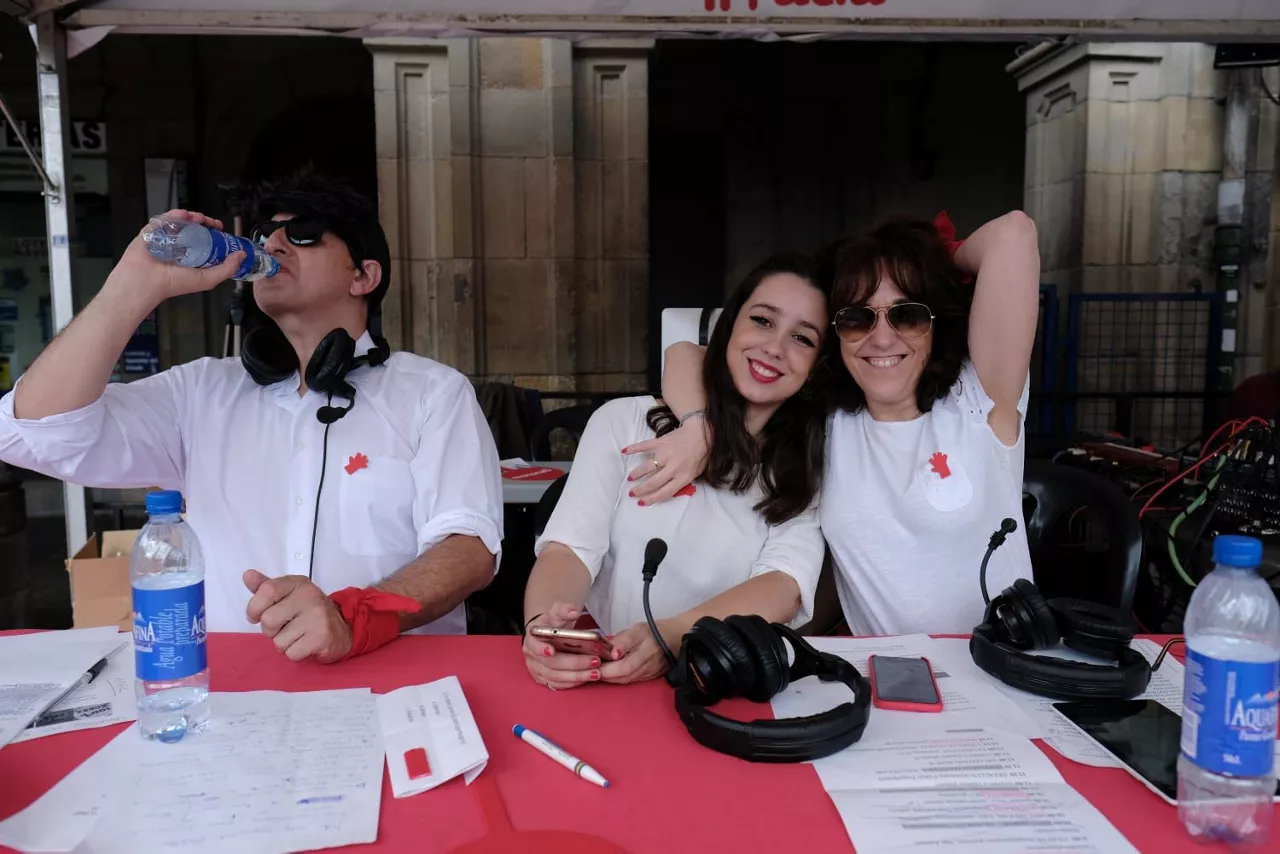 Jon Gotzon, Andrea Aranburu eta Edurne Garmendia