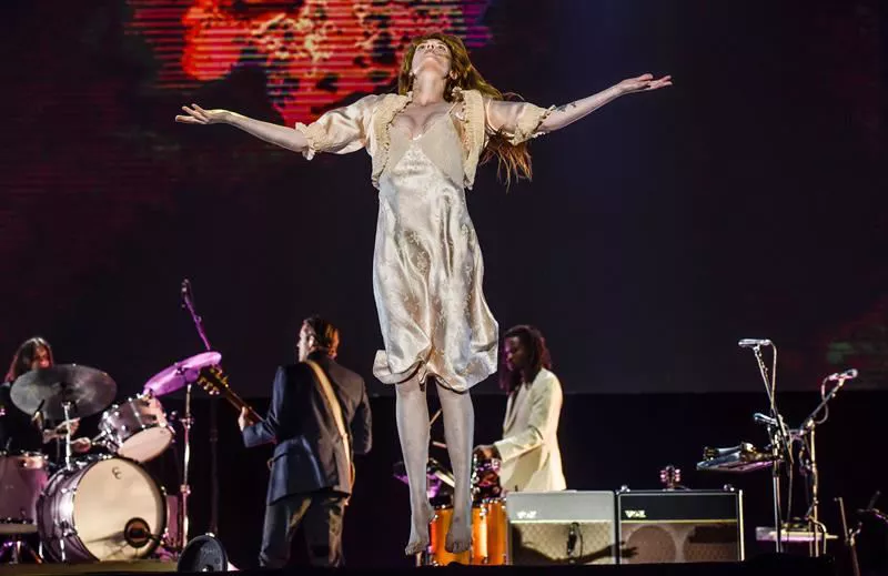 Florence and The Machine, 2018ko Bilbao BBK Liven. Argazkia: Efe.