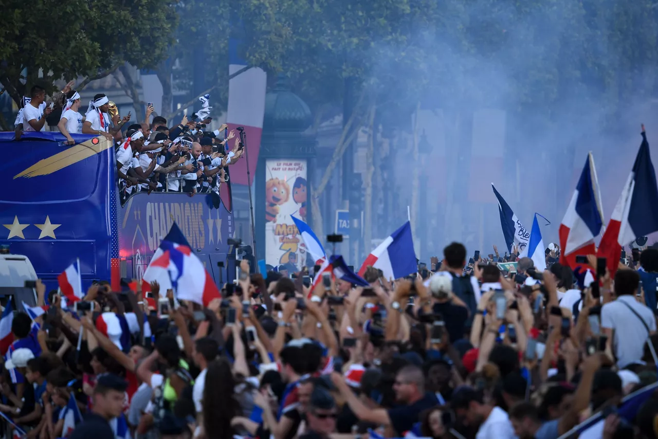 PARIS RECIBIMIENTO FRANCIA CAMPEON DEL MUNDO 2018 09